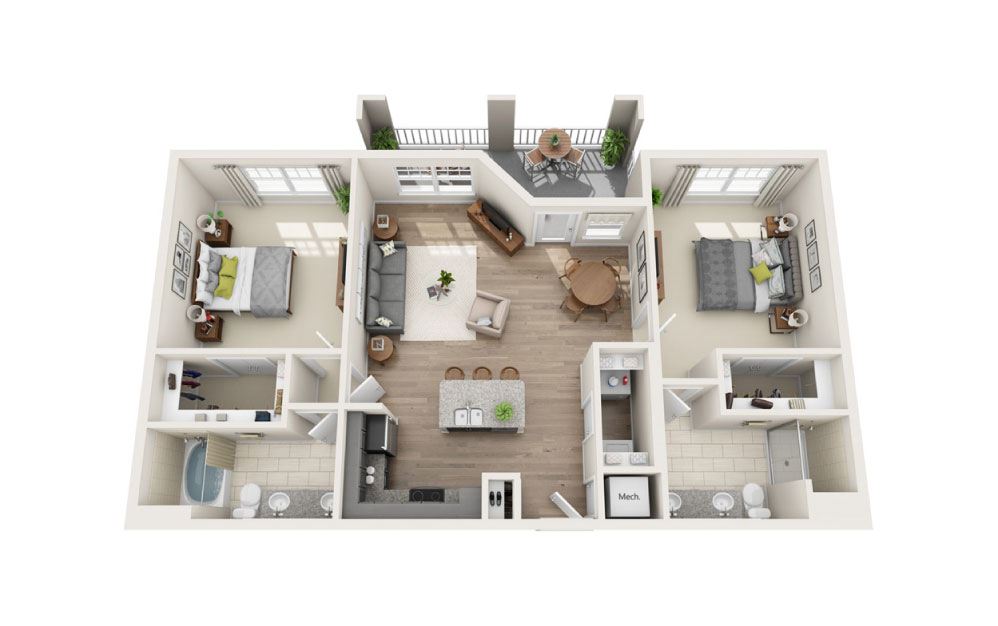 Castlewood Dual Master 1 2 3 Bedroom Apartments In